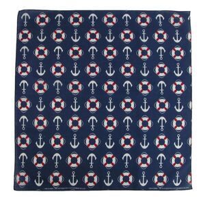CTM Life Preserver and Anchor Nautical Bandana